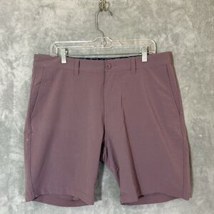 Travis Mathew Switchbacks Golf Shorts Men Size 35 Grape Purple Performance